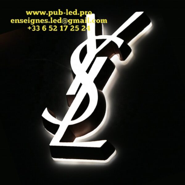 ENSEIGNE LED LETTRES 3D “LA CROISSANTERIE” EXTÉRIEURE 40CM INCLUANT TRANSFO 400W – Image 3