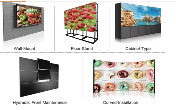 Mur Vidéo LCD 4K, Écran Géant très haute définition 4K 2x2, 4 Écrans de 65” – Image 5