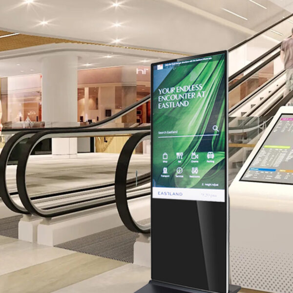 ÉCRAN INTERACTIF 75 POUCES ANDROID LCD 4K WIFI PUBLICITÉ